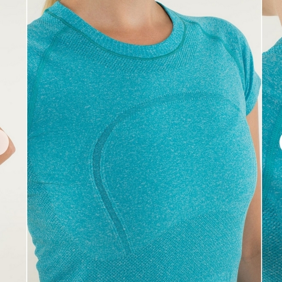 Lululemon Run: Swiftly Tech Short Sleeve - Surge Teal - Size 2 - Picture 14 of 15